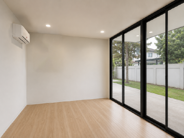 garden office ออฟฟิศในสวน ดีไซน์โมเดิร์น มุมภายใน