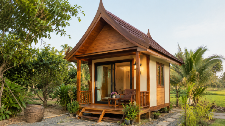 ไอเดียแบบบ้านทรงไทยน็อคดาวน์ เรือนไทยประยุกต์